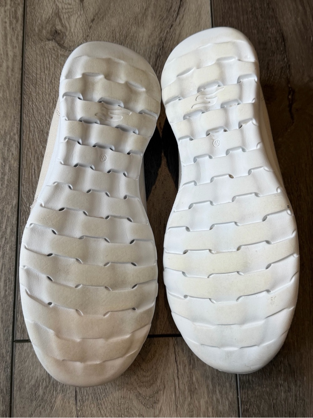 Skechers- Go Flex Radiant White and Brown Canvas Suede Boat Shoes - Picture 8 of 9